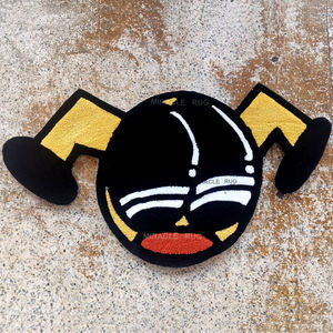 Tapis de sol en acrylique fait main à poils ras, personnalisable avec votre <span class=keywords><strong>propre</strong></span> logo en 3D, tapis rond personnalisé pour la porte, tapis pour le salon, antidérapant, adapté aux <span class=keywords><strong>animaux</strong></span> domestiques - Product Image 4