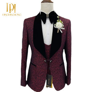 Erkek üç parçalı rahat ana takım elbise fermuar basit tarzı iş pantolon erkek takım elbise - Product Image 2