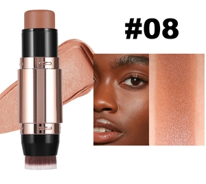 Stick de contour crémeux pour peaux foncées, contrôle du sébum, bronzer sculptant le visage, maquillage, stick de contour avec logo personnalisé - Product Image 4