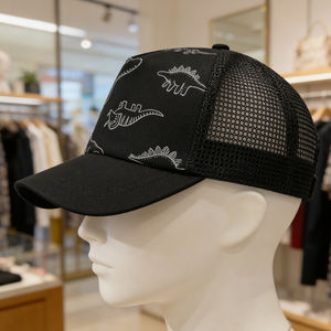 Gorra de Béisbol de 5 Paneles con Estampado de Dinosaurios para Niños, Ligera y Transpirable, para Deportes al Aire Libre - Product Image 6