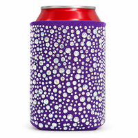 Manchon isotherme personnalisé en néoprène avec strass pour canettes 330 ml – Support de boisson scintillant pour événements, fêtes et cadeaux promotionnels