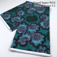 Nouveau produit : Tissu africain imprimé hollandais, super imprimé, en cristal, pour confection de vêtements Ankara, pagne, sacs et robes