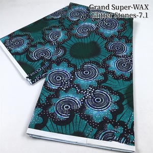 Nouveau produit : Tissu africain imprimé hollandais, super imprimé, <span class=keywords><strong>en</strong></span> cristal, pour confection de vêtements Ankara, <span class=keywords><strong>pagne</strong></span>, sacs et <span class=keywords><strong>robes</strong></span> - Product Image 2