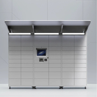Casier à colis intelligent, armoire électronique de récupération de colis pour appartement, bureau, station, boîte de livraison express du dernier kilomètre