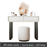 Table à langer moderne en bois avec miroir et tiroirs, table à langer pour chambre à coucher, hôtel