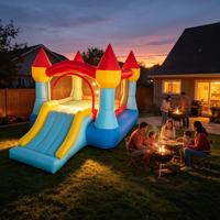 Château gonflable Oxford résistant à l'usure pour centre commercial, aire de jeux intérieure pour enfants, toboggan commercial à usage prolongé