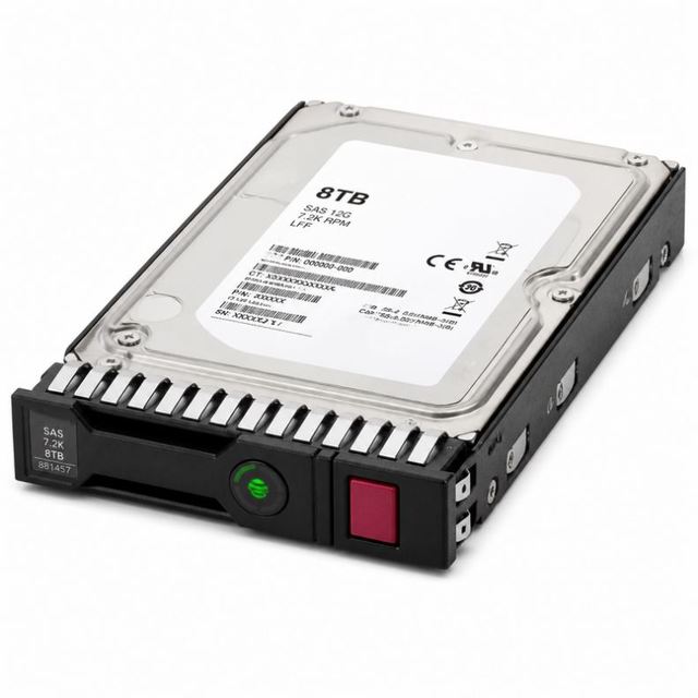 834031-K21 8TB SAS 12G Business Critical 7.2K LFF LP 512e Multi Vendor HDD Hard Disk Drive 8tb