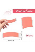 Colle pour Dentelle Ultra-Résistante 36 Pcs/Set, Bande Adhésive pour Perruques Frontales et Toupet, Bande Adhésive Capillaire Imperméable, Outils d'Extension de Cheveux pour Arc