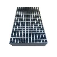 Grilles en acier galvanisé à chaud antidérapantes pour extérieur, marches d'escalier en acier soudé