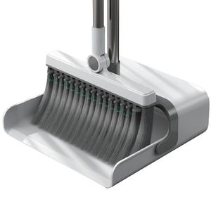 Set Sapu dan Tempat Sampah Sunshine 2-in-1 yang Dapat Diperpanjang, Bulu Sapu dari Bahan PP untuk Kantor, Rumah, Dapur, Lobi, dan Pembersihan Lantai - Product Image 1
