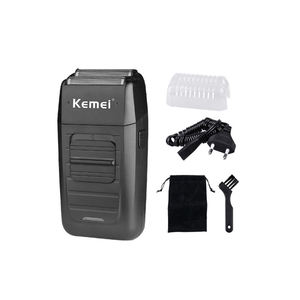 Afeitadora Eléctrica Recargable Km-1102 para Hombre, Doble Cuchilla, Alimentación USB, para Rostro, Venta al Por Mayor, 3w - Product Image 4