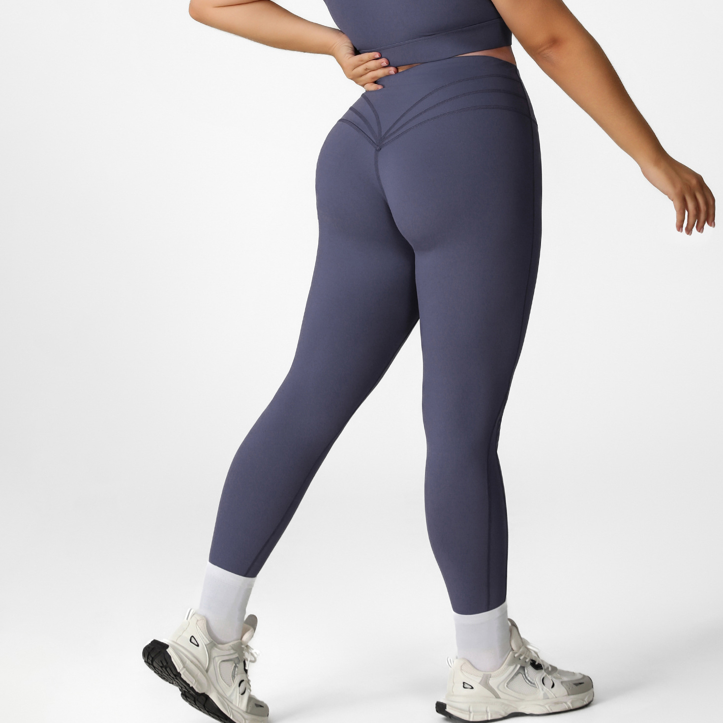 Wholesale Plus Size High Waist Workout Yoga Legging Custom Sports Fitness Butt Lift Leggings for Women