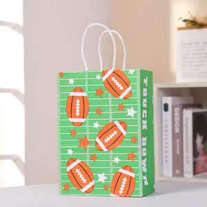 Wholesale Custom OEM ODM Creative Soccer Series Kraft Paper <b>Bags</b> Sports-Inspired Tote <b>Bags</b> & Handheld Paper <b>Bags</b> - Product Image 6