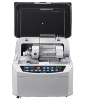 Machine à affûter les verres automatique LE-810 à commande numérique, meuleuse optique pour verres, avec vidéo de tutoriel d'utilisation complète pour les opticiens