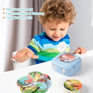 Tocadiscos para niños Tocadiscos de música Juguetes educativos de aprendizaje para niños y niñas con tarjetas de 60 piezas - Product Image 3