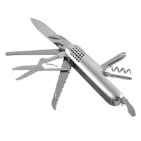 Couteau multifonctionnel tactique MT-1077 de haute qualité avec lame en acier inoxydable, 11 en 1