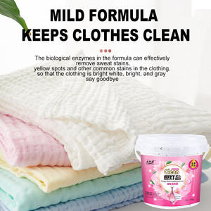 Polvo de lavado blanqueador de <span class=keywords><strong>oxígeno</strong></span> <span class=keywords><strong>activo</strong></span> al por mayor de fábrica, zapatos, <span class=keywords><strong>ropa</strong></span> sin frotar, limpieza, detergente blanqueador en polvo - Product Image 3