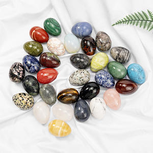 Matériel mixte Pierre Mini Oeufs Coloré Pierres <span class=keywords><strong>De</strong></span> Guérison Statuette Mini Oeufs <span class=keywords><strong>Figurine</strong></span> pour La Décoration <span class=keywords><strong>De</strong></span> La Maison - Product Image 1