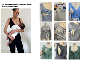 Nouvel <span class=keywords><strong>ensemble</strong></span> de <span class=keywords><strong>pyjama</strong></span> d'allaitement trois pièces en coton 100 % pour la <span class=keywords><strong>grossesse</strong></span> et l'allaitement, respirant, grande taille, col en V, pull-over - Product Image 2