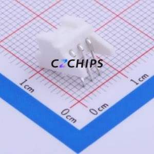 S03B-PASK-2(LF)(SN) Wire-to-Board Pin Header Bent Lead Through Hole,P=2mm Connector 1x3P 2mm Right Angle Insert PA - Product Image 2