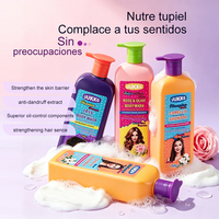 UUKKG Série de gels douche exfoliants et shampoings à la rose, particules exfoliantes naturelles, gel douche hydratant OEM/ODM et marque privée
