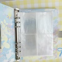 Porte-cartes photo A5 Kpop Idol en PU, album photo avec couverture ajourée, classeur pour cartes photo, album de collection pour photos et cartes photo