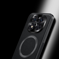 Coque Arrière Magnétique en Cuir PU Antichoc et Protectrice pour Téléphones Mobiles Redmi Note 14 Pro 13 12