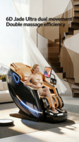 Fauteuil de massage électrique VCT-M1 6D à double mouvement, fauteuil de massage multifonctionnel 4D à gravité zéro