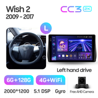 TEYES CC3 2K araç DVD oynatıcı oyuncu Toyota dilek 2 II XE20 2009 - 2017 10 inç GPS Android navigasyon Stereo araç DVD oynatıcı oyuncu