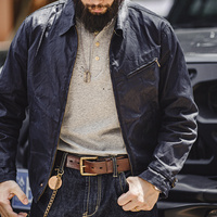 Veste Maden pour homme, veste en toile cirée, style vintage, vêtements de travail, veste courte en toile de coton, style héritage américain, veste utilitaire, automne RTS