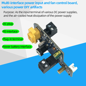 Carte de contrôle de ventilateur multi-interface XY-FAN, entrée d'alimentation CC 6-70V réglable sur 3 vitesses pour projets DIY - Product Image 1
