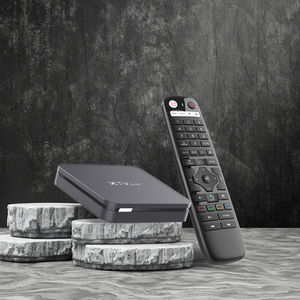 Boîtier TV H96 Max 2025, original d'usine, Amlogic S905L3, lecteur multimédia quadricœur, 4K UHD, Android 14, décodeur, mini <span class=keywords><strong>clavier</strong></span> rétroéclairé - Product Image 1