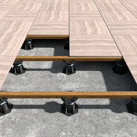 Base de support en plastique pour carreaux, accessoires de revêtement de sol, piétement réglable, durable, résistant à l'eau