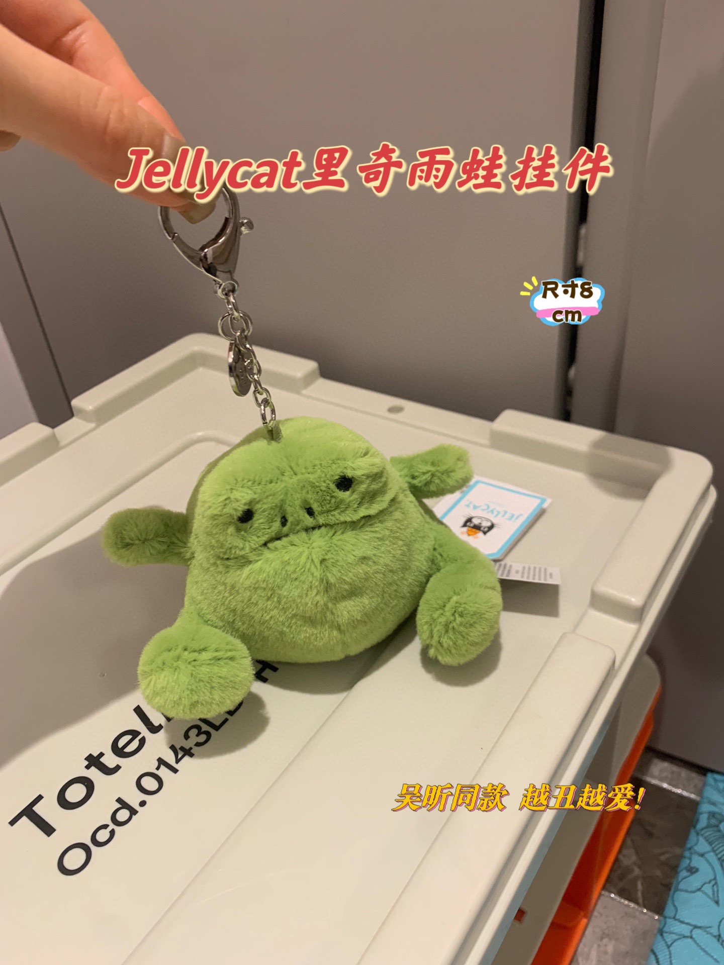Porte-clés grenouille de pluie Jellycat