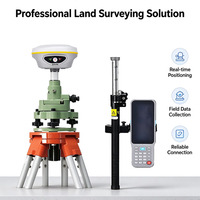 GNSS RTK Portabel Ringan 0,73kg dengan 1408 Saluran untuk Operasi Lapangan Surveyor dan Daya Tahan Baterai Lama untuk Proyek Pemetaan