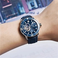 Montre automatique PAGANI DESIGN PD-1674, nouvelle montre tourbillon pour homme, lunette en céramique, saphir, mouvement TMI-NH39, étanche 200 m, mécanique.