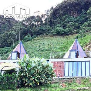 Carpa Piramidal de Cristal de 6 Metros con Forma de Diamante para Glamping con Vista Panorámica de 360 Grados - Product Image 4