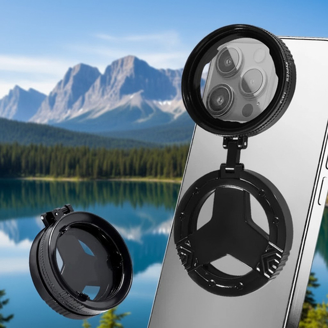 Foldable Magnetic 52mm CPL Universal Phone Camera Filter Phone Magnetic Polarizer