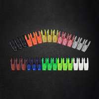 Aiguilles en plastique G Nocks ou en aluminium pour ID4.2/6.2/3.2/5.2/8.0mm, accessoire de tir à l'arc