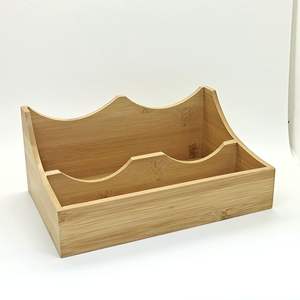 Folk <b>Art</b> Vietnam Canister Spice Bottle Bamboo Wooden <b>Desk</b> <b>Storage</b> Organizer Simple Style Family Space-saving Organizer - Product Image 3