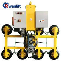 Ventouse électrique pour verre Wanlift avec télécommande, force d'aspiration de 1000 N, capacité de charge de 800 kg, hauteur de levage de 5 m, certifiée CE