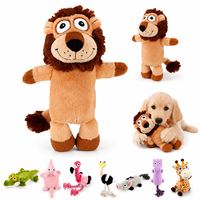 Jouet en peluche silencieux pour chien avec couineur ultrasonique pour le soulagement du stress et l'activité intérieure – Idéal pour les vendeurs en ligne