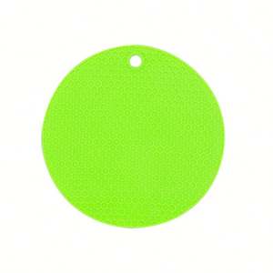 Mantel individual de cocina de silicona antideslizante redondo al por mayor con logotipo personalizado - Product Image 2