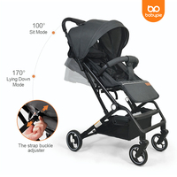 Vente en gros Poussette bébé légère Carrinho De Bebe Poussette de voyage pliable 2 en 1