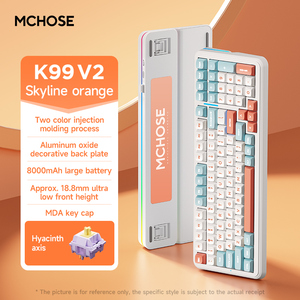 Claviers de jeu MCHOSE K99V2, clavier sans fil rétroéclairé RVB personnalisable avec 99 touches, clavier personnalisé best-seller 2025 - Product Image 5