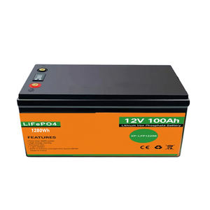 OEM ODM 12V 100Ah <span class=keywords><strong>LiFePO4</strong></span> 태양열/RV/오프 그리드 에너지 저장 12.8V 200AH 24V 리튬 배터리 용 BMS와 깊은 사이클 배터리 팩 - Product Image 1