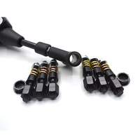 Nouveau rétroviseur de moto JP-Motor en plastique noir à surface convexe, ajustement universel pour MT09 MT07, modification du guidon, grand champ de vision