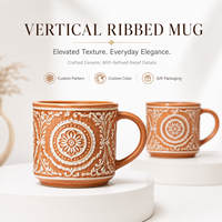 Tazas de Café de Gres Personalizadas al por Mayor, OEM/ODM, Impresión Personalizada, Regalo Promocional Corporativo, Taza de Té de Cerámica Mate, Vajilla para Restaurantes, Fábrica