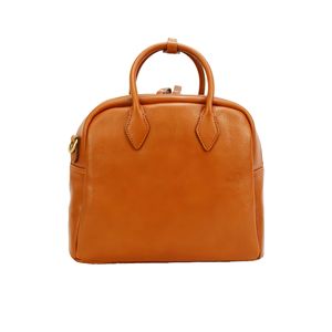 Boston Handbag Genuine Leather Women Crossbody Shoulder <b>Bag</b> Brown Durable Everyday Use - Product Image 5