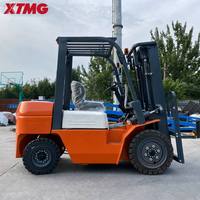 Chariot élévateur diesel industriel XTMG Stable 4560 kg (3,5 t) avec mât à vue large pour l'empilage précis des matériaux